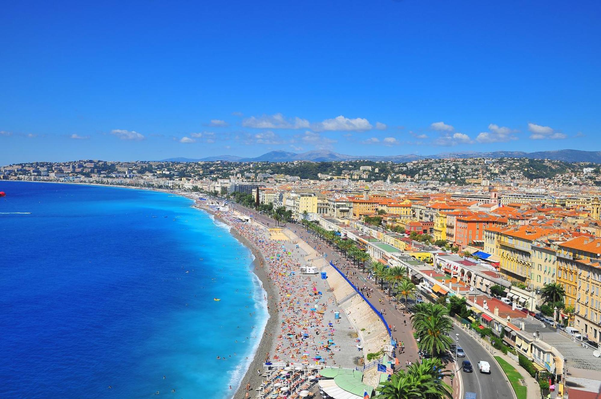 Le 323 Prom - 2 Chambres - Ac - Parking - Tram Et Supermarche Proches - Front De Mer Nice Buitenkant foto